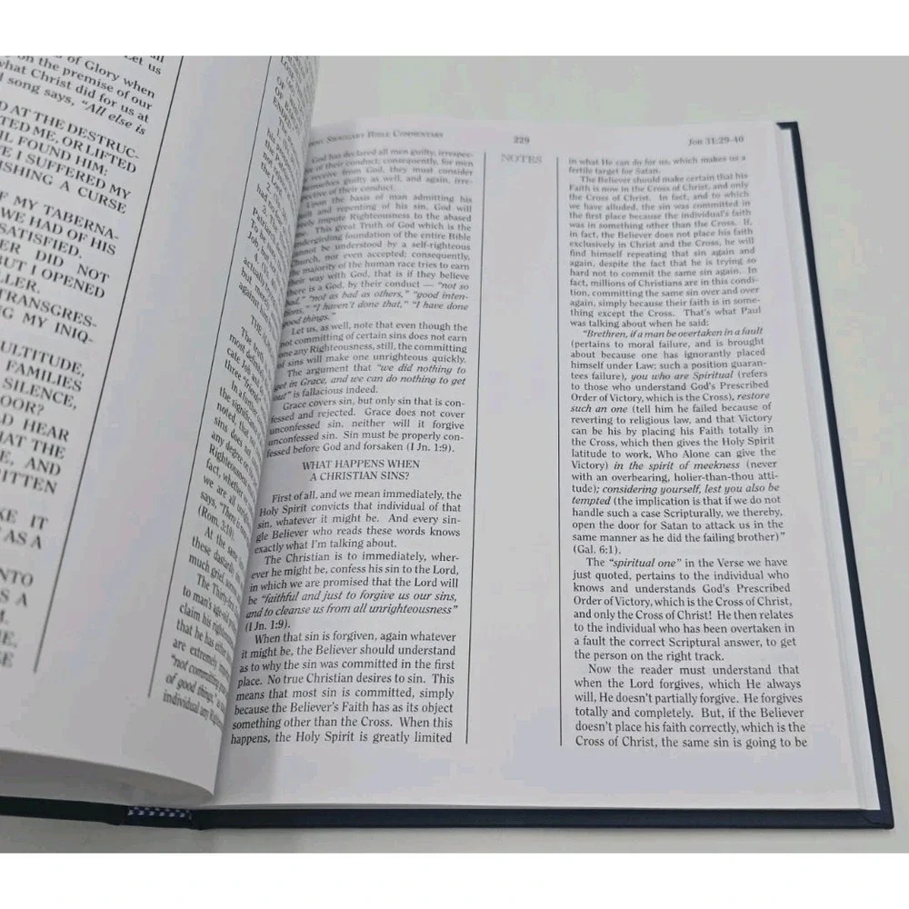 Jimmy Swaggart Bible Commentary Job Hardcover Expository Study Christian Book